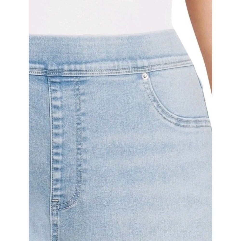 Terra & Sky Women's Pull-On Skinny Jegging Jeans, 28" Inseam, Size 3X 24W-26W - Picture 6 of 6